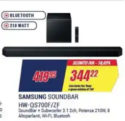 Trony SAMSUNG SOUNDBAR HW-QS700F/ZF offerta