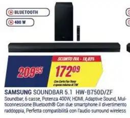 Trony SAMSUNG SOUNDBAR 5.1 HW-B750D/ZF offerta