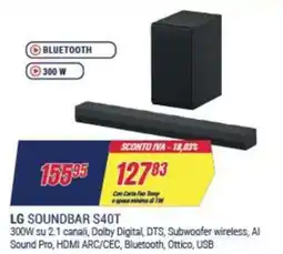 Trony LG SOUNDBAR S40T offerta