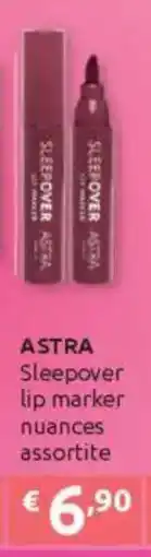 Ipersoap ASTRA Sleepover lip marker offerta