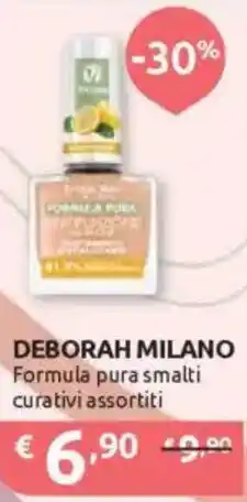 Ipersoap DEBORAH MILANO Formula pura smalti curativi offerta