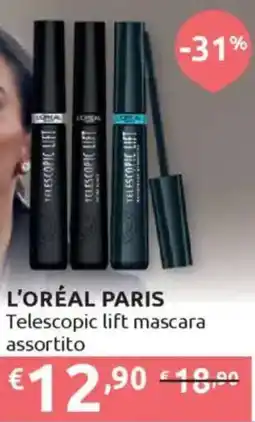 Ipersoap L'ORÉAL PARIS Telescopic lift mascara offerta