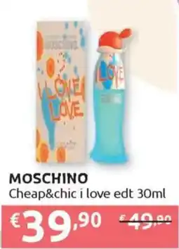 Ipersoap MOSCHINO Cheap&chic i love edt offerta