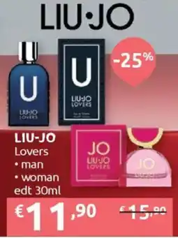 Ipersoap LIU-JO Lovers man woman edt offerta