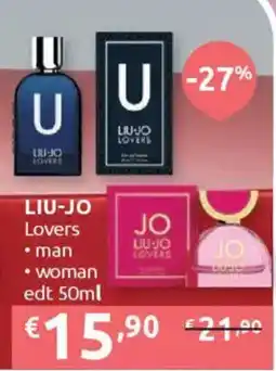 Ipersoap LIU-JO Lovers man woman edt offerta