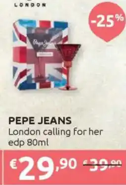 Ipersoap PEPE JEANS London calling for her edp offerta
