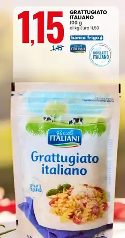 Eurospin Pascoli ITALIANI Grattugiato italiano offerta