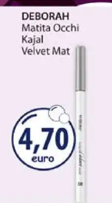 Acqua & Sapone DEBORAH Matita Occhi Kajal Velvet Mat offerta