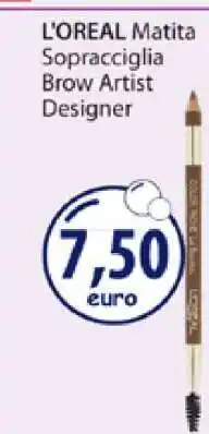 Acqua & Sapone L'OREAL Matita Sopracciglia Brow Artist Designer offerta