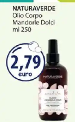 Acqua & Sapone NATURAVERDE Olio Corpo Mandorle Dolci offerta