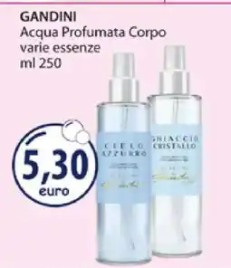 Acqua & Sapone GANDINI Acqua Profumata Corpo offerta