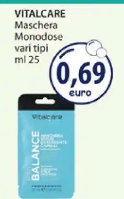 Acqua & Sapone VITALCARE Maschera Monodose offerta