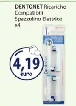 Acqua & Sapone DENTONET Ricariche Compatibili Spazzolino Elettrico x4 offerta