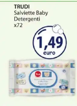 Acqua & Sapone TRUDI Salviette Baby Detergenti x72 offerta