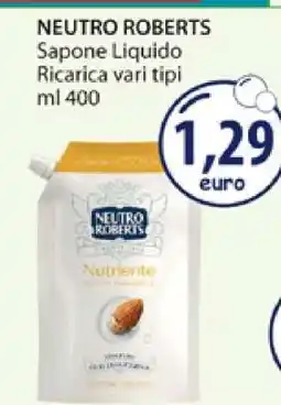 Acqua & Sapone NEUTRO ROBERTS Sapone Liquido offerta