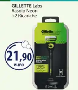 Acqua & Sapone GILLETTE Labs Rasoio Neon +2 Ricariche offerta
