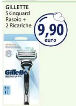 Acqua & Sapone GILLETTE Skinguard Rasoio + 2 Ricariche offerta