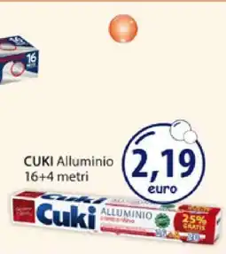 Acqua & Sapone Cuki Alluminio offerta