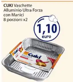 Acqua & Sapone CUKI Vaschette Alluminio Ultra Forza con Manici offerta