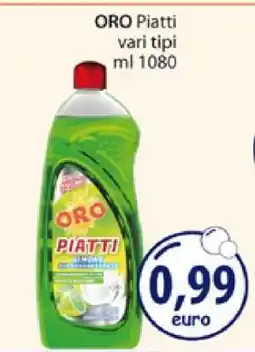 Acqua & Sapone ORO Piatti offerta