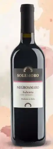 Eurospin SOLEMORO Negroamaro del salento igp offerta