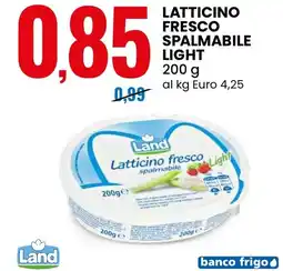 Eurospin Land Latticino fresco spalmabile light offerta
