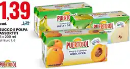 Eurospin PUERTOSOL Succo e polpa assortiti offerta
