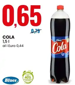 Eurospin Blues Cola offerta