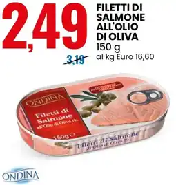 Eurospin ONDINA Filetti di salmone all'olio di oliva offerta