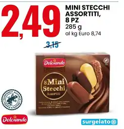 Eurospin Dolciando Mini Stecchi offerta