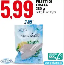 Eurospin ONDINA Filetti di orata offerta