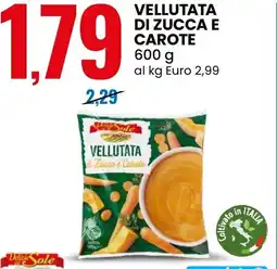 Eurospin Vellutata di zucca e carote offerta