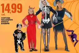 Eurospin Costumi halloween adulti/ bambini offerta