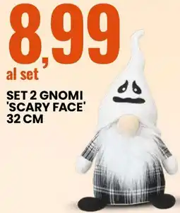 Eurospin SET 2 GNOMI 'SCARY FACE' offerta