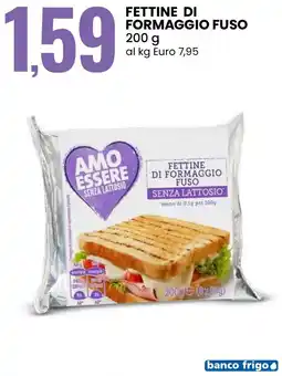 Eurospin AMO ESSERE Fettine di formaggio fuso offerta