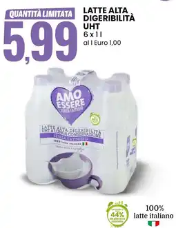 Eurospin AMO ESSERE Latte alta digeribilità uht offerta