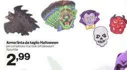 In'S Mercato Arma finta da taglio Halloween offerta