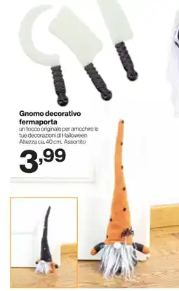 In'S Mercato Gnomo decorativo fermaporta offerta