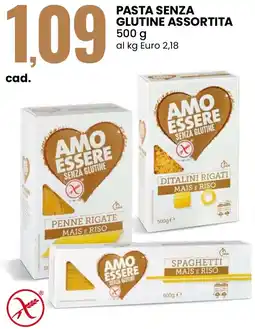 Eurospin AMO ESSERE Pasta senza glutine offerta