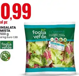 Eurospin foglia verde Insalata mista offerta