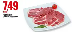 Eurospin Fettine di coppa di suino offerta