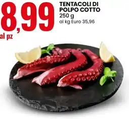 Eurospin Tentacoli di polpo cotto offerta