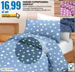 Eurospin Parure copripiumino singola offerta
