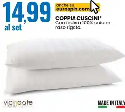 Eurospin Coppia cuscini offerta