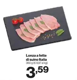 In'S Mercato Lonza a fette di suino Italia offerta
