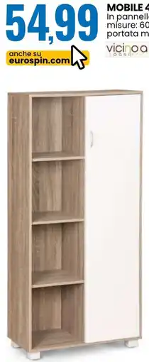 Eurospin Mobile 4 scomparti e 1 anta offerta