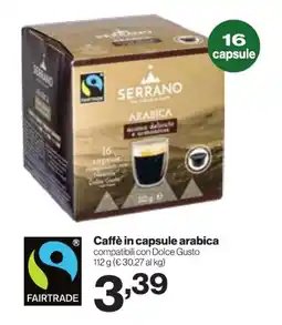 In'S Mercato Caffè in capsule arabica compatibili con Dolce Gusto offerta