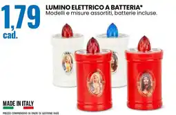 Eurospin Lumino elettrico a batteria offerta