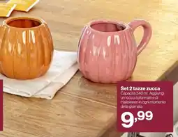 In'S Mercato Set 2 tazze zucca offerta