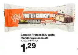 In'S Mercato Barretta Protein 35% gusto mandorla e cioccolato offerta